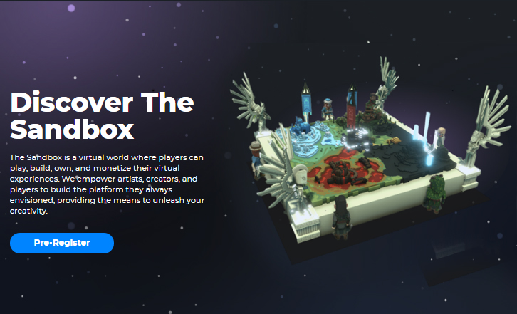 The Sandbox crypto Games